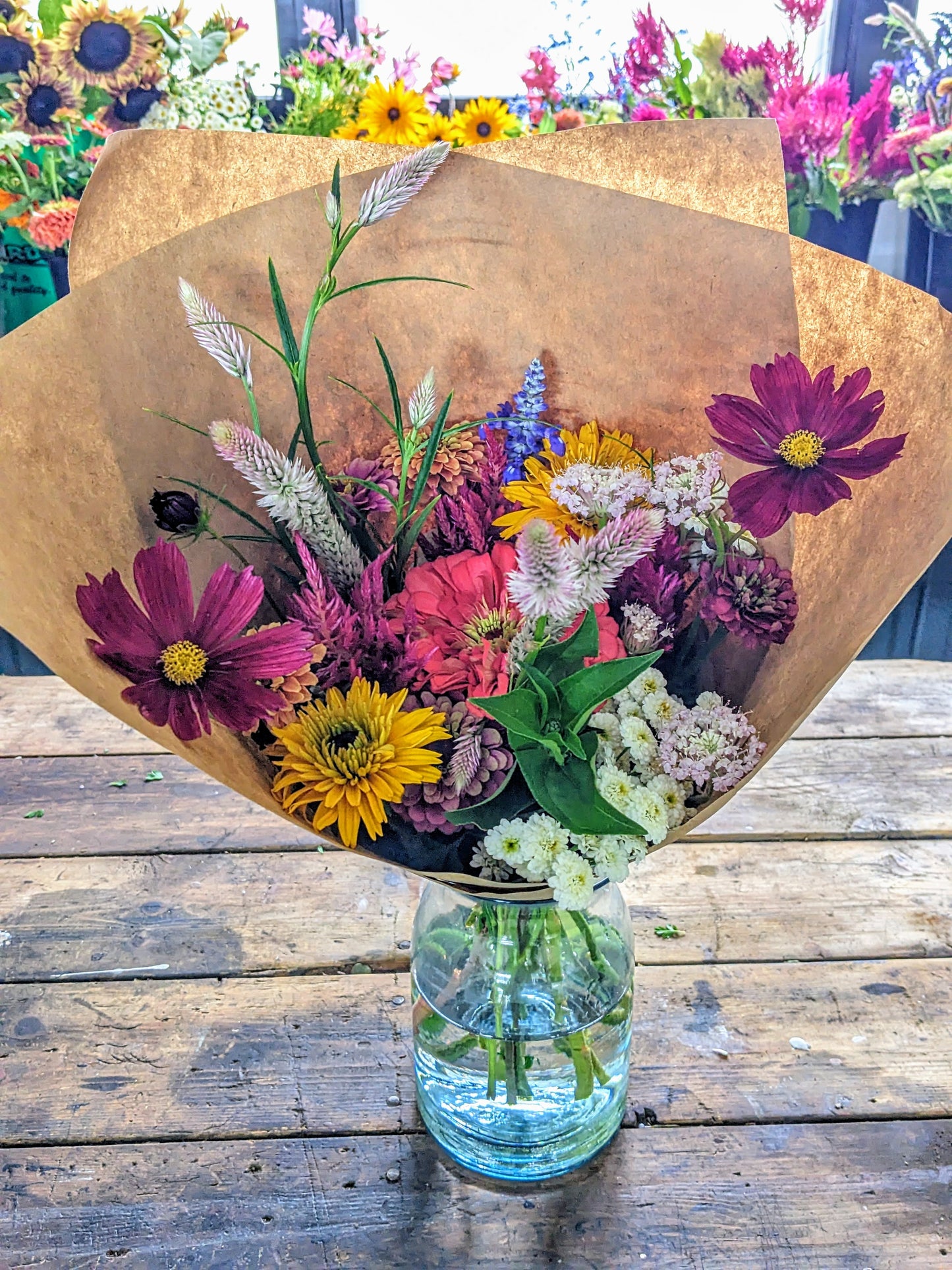 2025 Monthly Seasonal Hand Wrapped Bouquet Subscription
