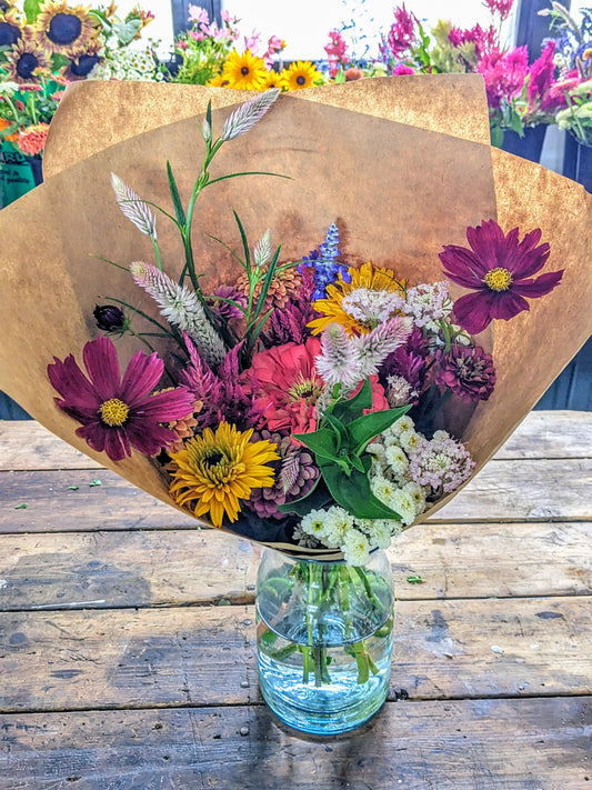 2025 Monthly Seasonal Hand Wrapped Bouquet Subscription